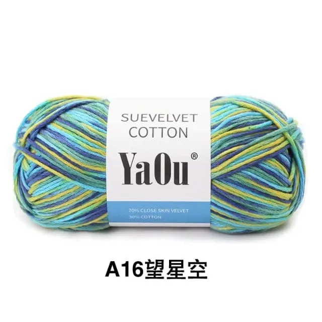 YaOu Suevelvet Cotton Knitting Yarn