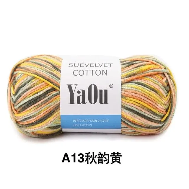 YaOu Suevelvet Cotton Knitting Yarn