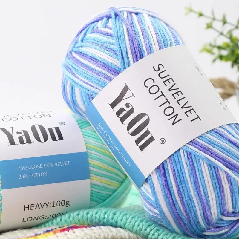 YaOu Suevelvet Cotton Knitting Yarn