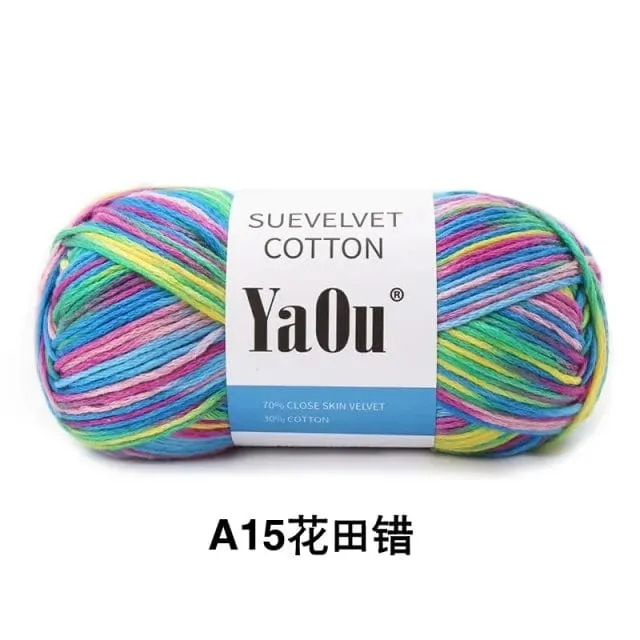 YaOu Suevelvet Cotton Knitting Yarn