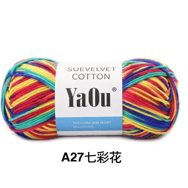 YaOu Suevelvet Cotton Knitting Yarn