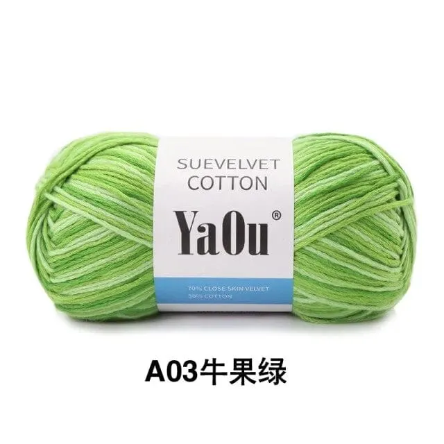 YaOu Suevelvet Cotton Knitting Yarn