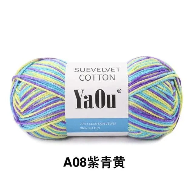 YaOu Suevelvet Cotton Knitting Yarn