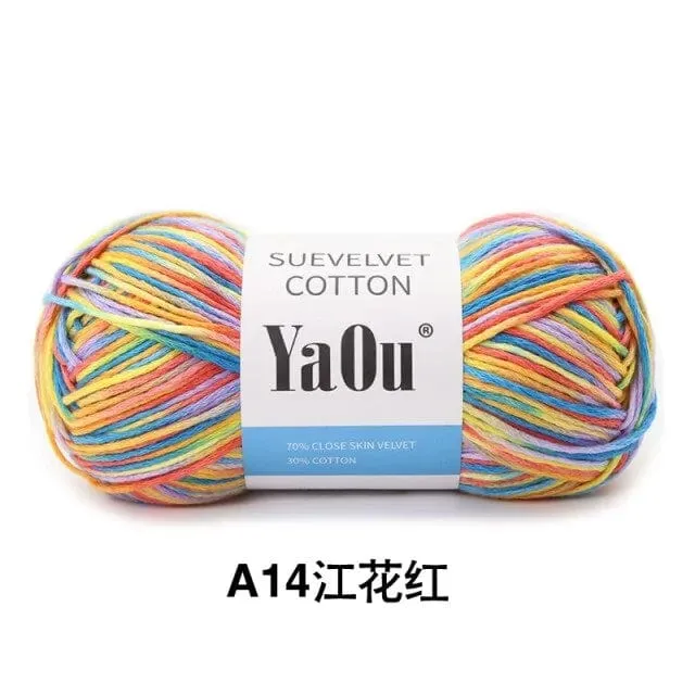 YaOu Suevelvet Cotton Knitting Yarn