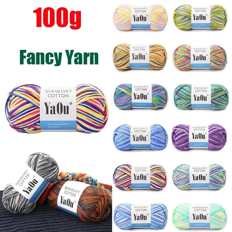 YaOu Suevelvet Cotton Knitting Yarn