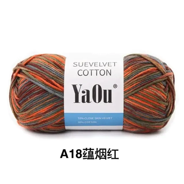 YaOu Suevelvet Cotton Knitting Yarn